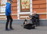 ქუჩის მუსიკოსი, რომელიც არ ელოდა მსგავს სურპრიზს (+ვიდეო)